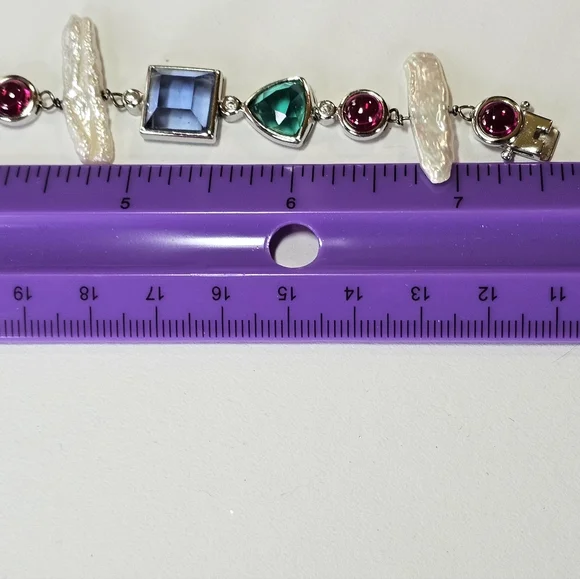 Genuine Ross Simons Bracelet in Sterling Silver. - Picture 4 of 7